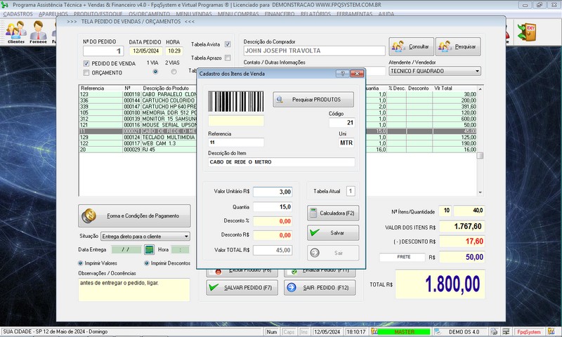 Programa OS Assistencia T�cnica v4.0 - FpqSystem