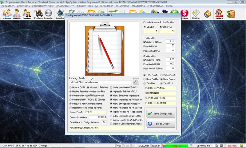 Programa OS Assistencia T�cnica v4.0 - FpqSystem