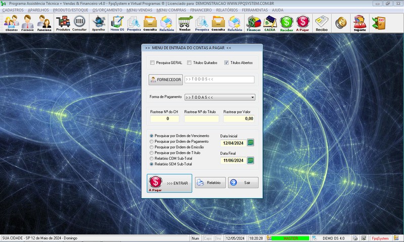 Programa OS Assistencia T�cnica v4.0 - FpqSystem
