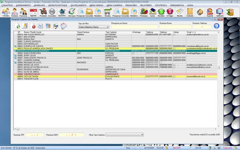 Programa OS Assist�ncia T�cnica 5.0 Plus