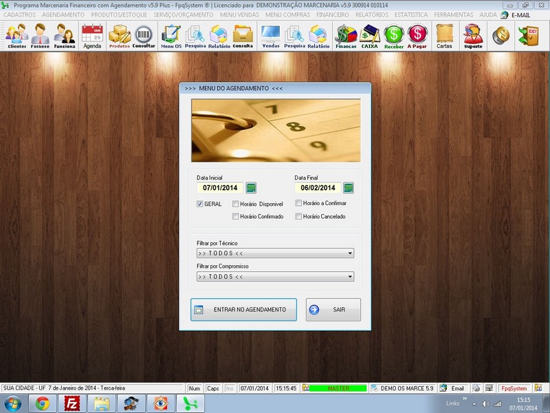 Imagens do Programa Marcenaria v5.9 Plus