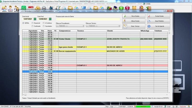 Programa OS Assist�ncia T�cnica 6.0 Plus