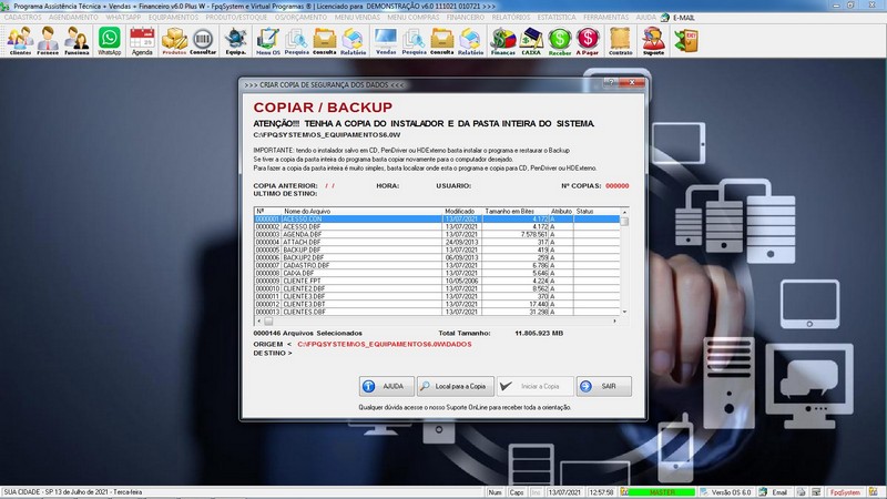 Programa OS Assist�ncia T�cnica 6.0 Plus