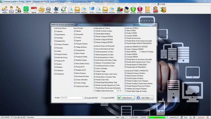 Programa OS Assist�ncia T�cnica 6.0 Plus
