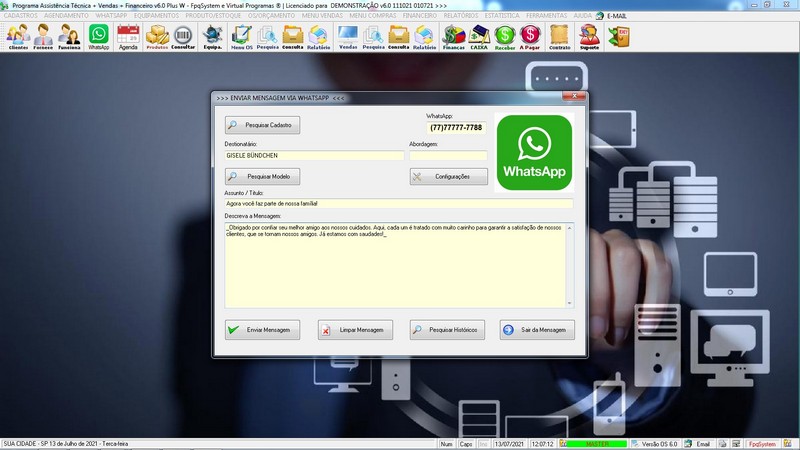 Programa OS Assist�ncia T�cnica 6.0 Plus