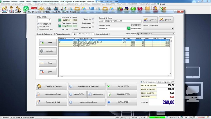 Programa OS Assist�ncia T�cnica 6.0 Plus