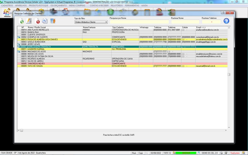 Programa OS Assist�ncia T�cnica para Celular 2.0 Plus