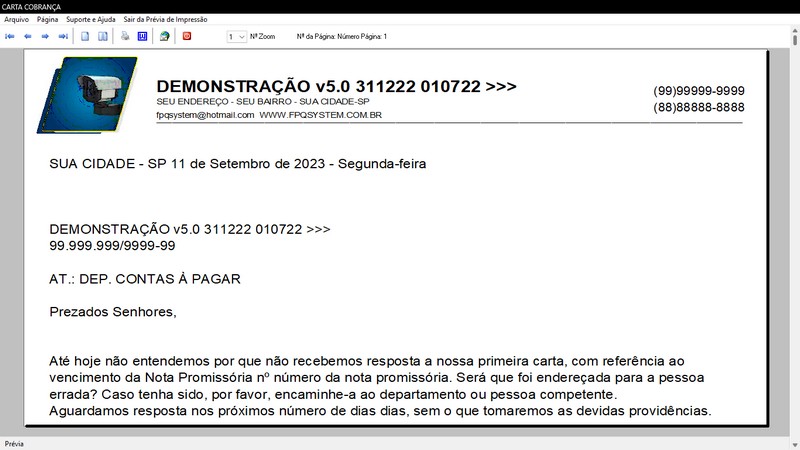 Programa OS Seguran�a Eletr�nica 5.0 Plus