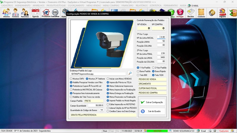 Programa OS Seguran�a Eletr�nica 5.0 Plus