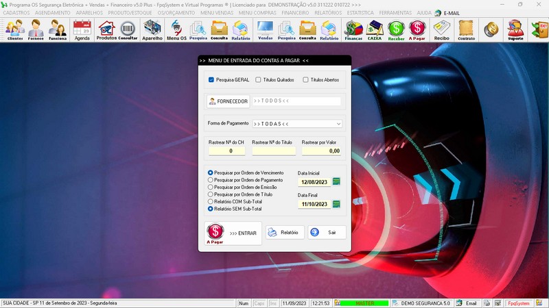Programa OS Seguran�a Eletr�nica 5.0 Plus