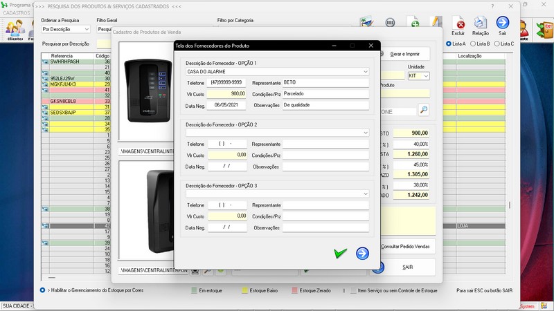 Programa OS Seguran�a Eletr�nica 5.0 Plus