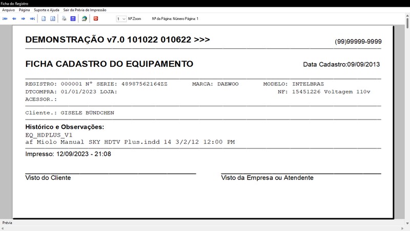 Programa OS Seguran�a Eletr�nica  7.0 Plus