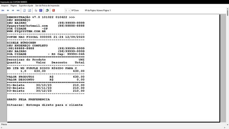 Programa OS Seguran�a Eletr�nica  7.0 Plus