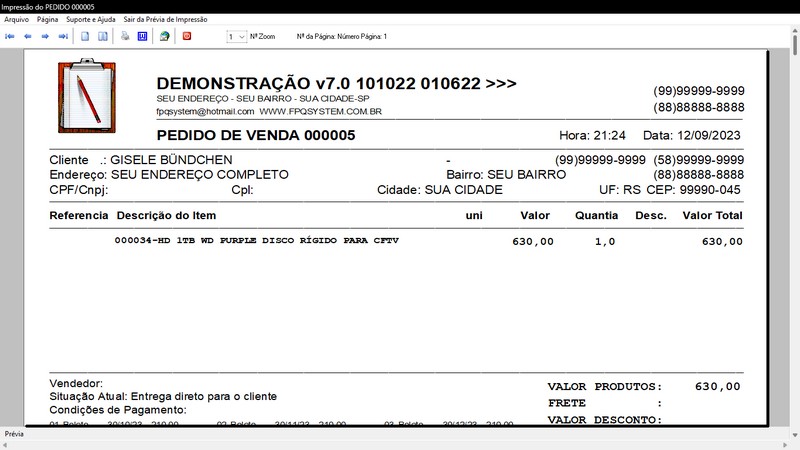 Programa OS Seguran�a Eletr�nica  7.0 Plus