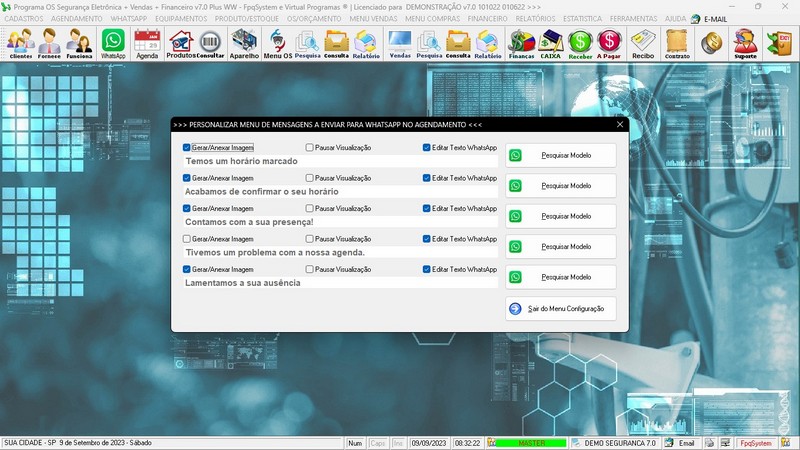 Programa OS Seguran�a Eletr�nica  7.0 Plus