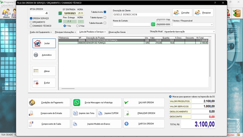 Programa OS Seguran�a Eletr�nica  7.0 Plus