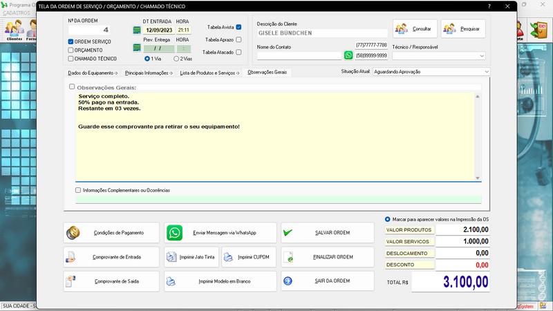 Programa OS Seguran�a Eletr�nica  7.0 Plus