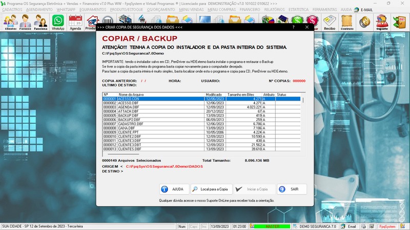 Programa OS Seguran�a Eletr�nica  7.0 Plus