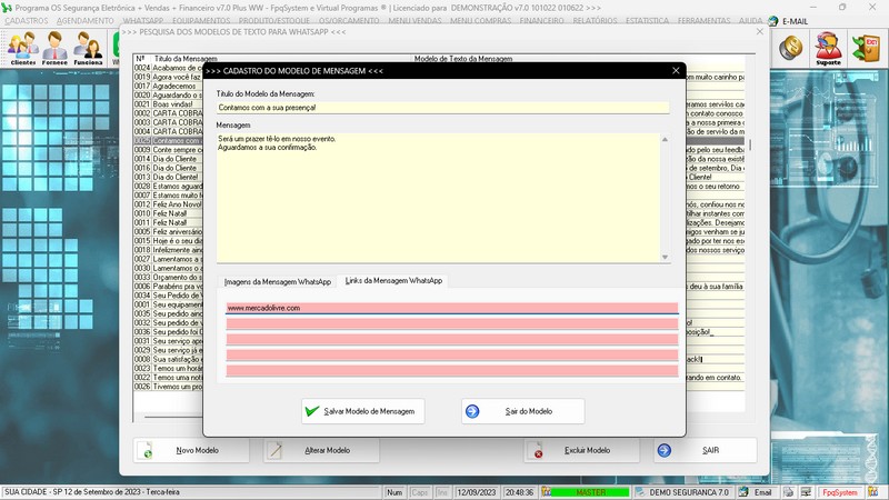 Programa OS Seguran�a Eletr�nica  7.0 Plus