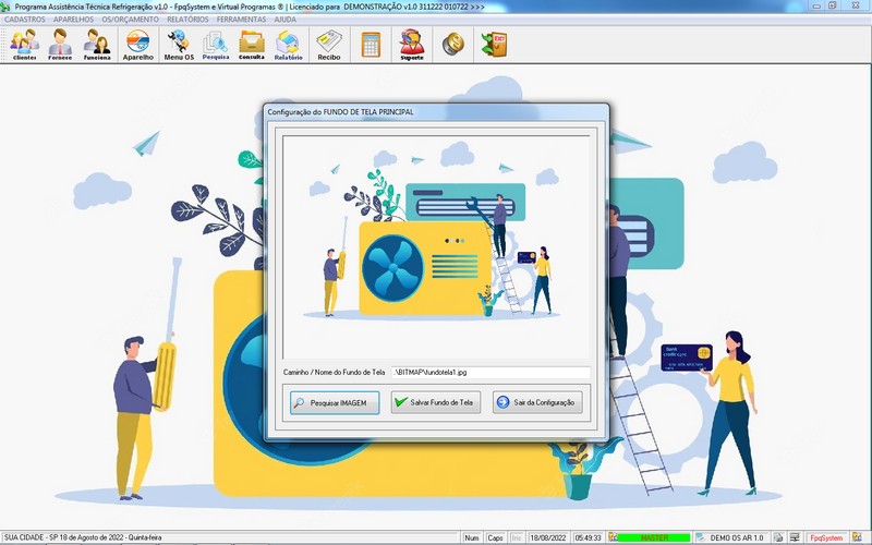 Programa OS Assist�ncia T�cnica para Refrigera��o 1.0 Plus