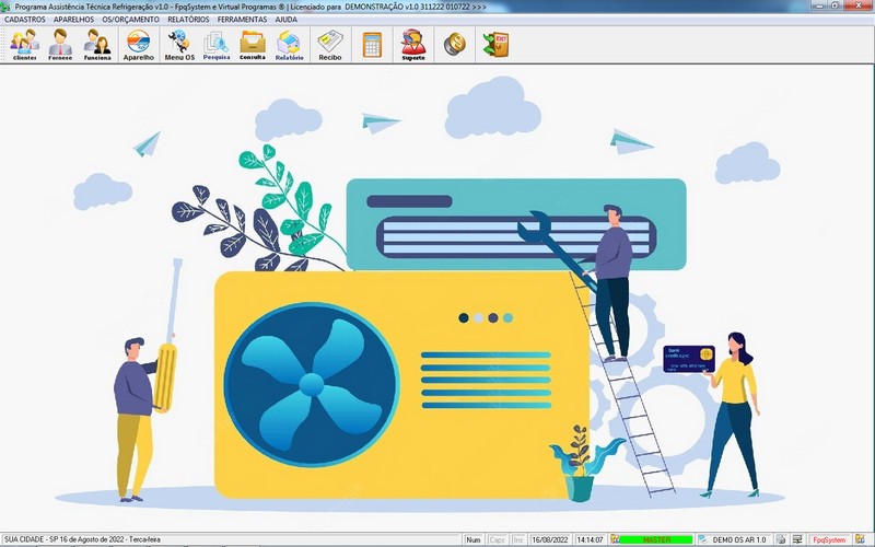 Programa OS Assist�ncia T�cnica para Refrigera��o 1.0 Plus
