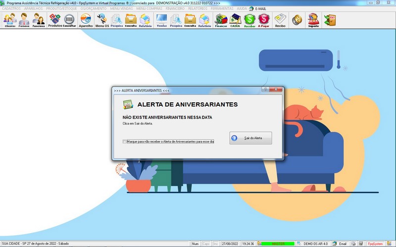 Programa OS Assist�ncia T�cnica para Refrigera��o 4.0 Plus