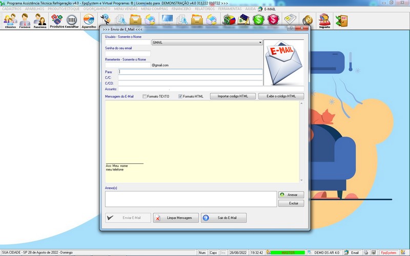 Programa OS Assist�ncia T�cnica para Refrigera��o 4.0 Plus
