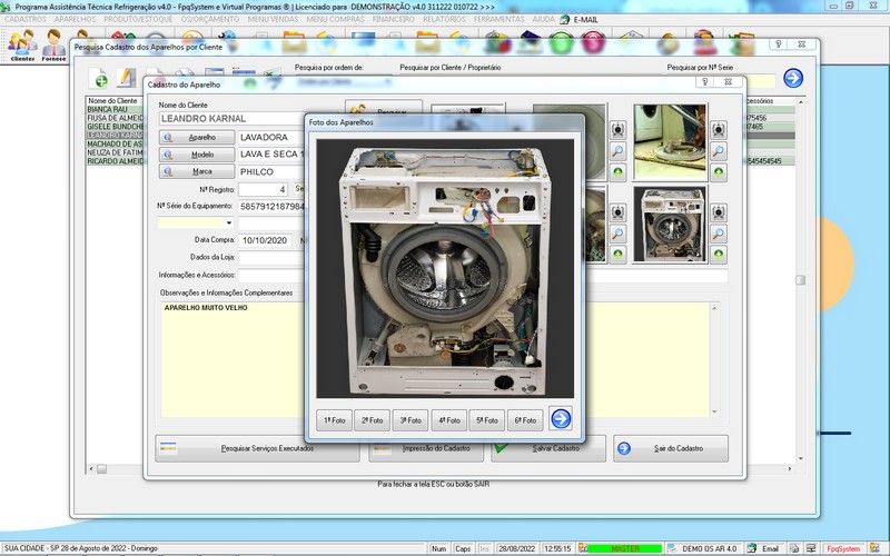 Programa OS Assist�ncia T�cnica para Refrigera��o 4.0 Plus