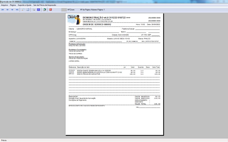 Programa OS Assist�ncia T�cnica para Refrigera��o 4.0 Plus