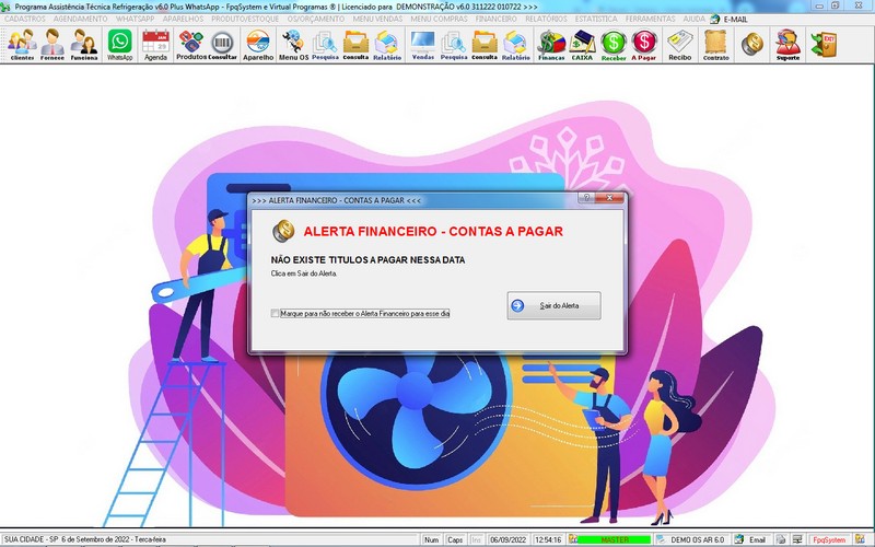 Programa OS Assist�ncia T�cnica para Refrigera��o 6.0 Plus