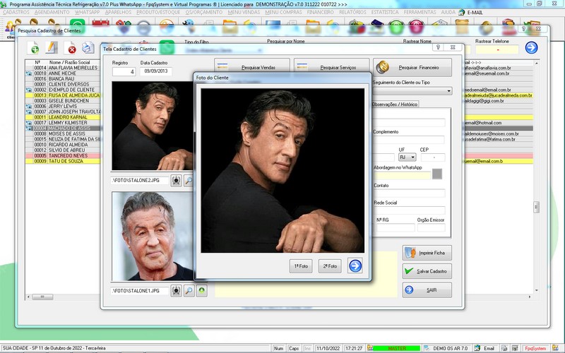 Programa OS Assist�ncia T�cnica para Refrigera��o 7.0 Plus