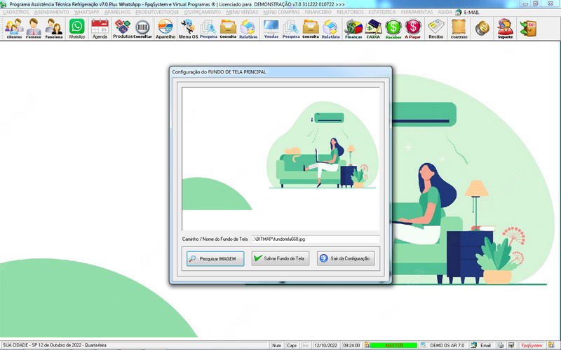 Programa OS Assist�ncia T�cnica para Refrigera��o 7.0 Plus